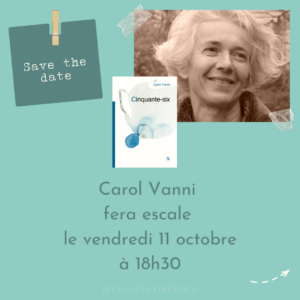 Lire la suite à propos de l’article Rencontre avec Carol Vanni – 11/10/24 à 18h30