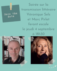 Lire la suite à propos de l’article Soirée sur la transmission littéraire – 04/09/25 à 18h30