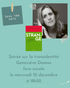 Lire la suite à propos de l’article Rencontre avec Geneviève Damas – 10/12 à 18h30